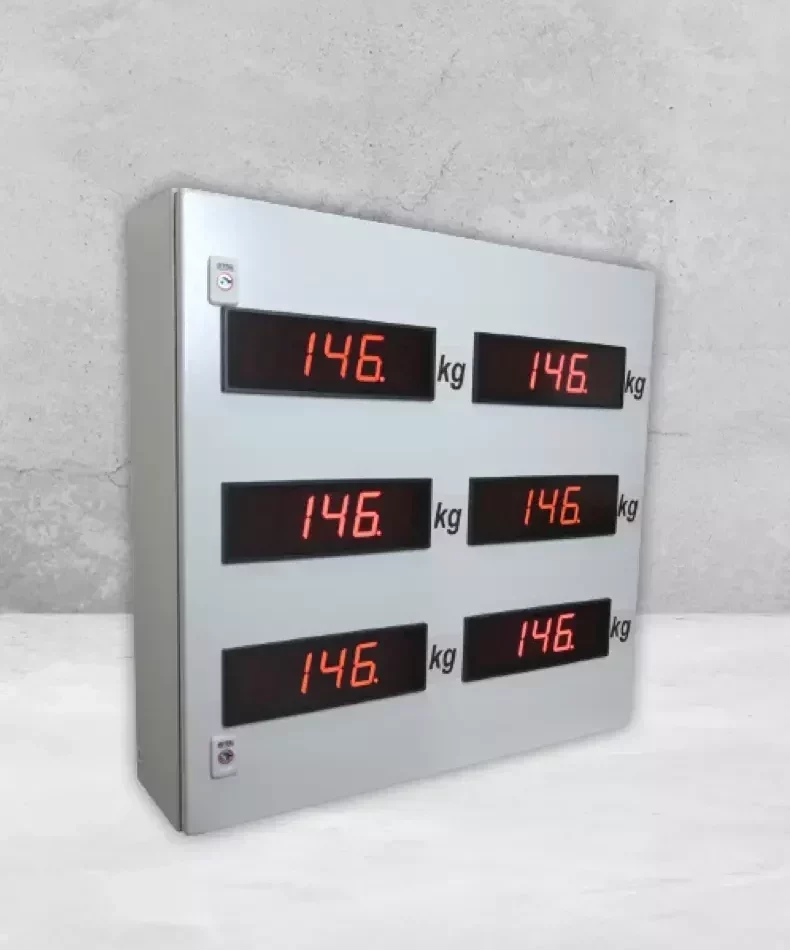 Einbaugehäuse für Digitalanzeigen mit kg