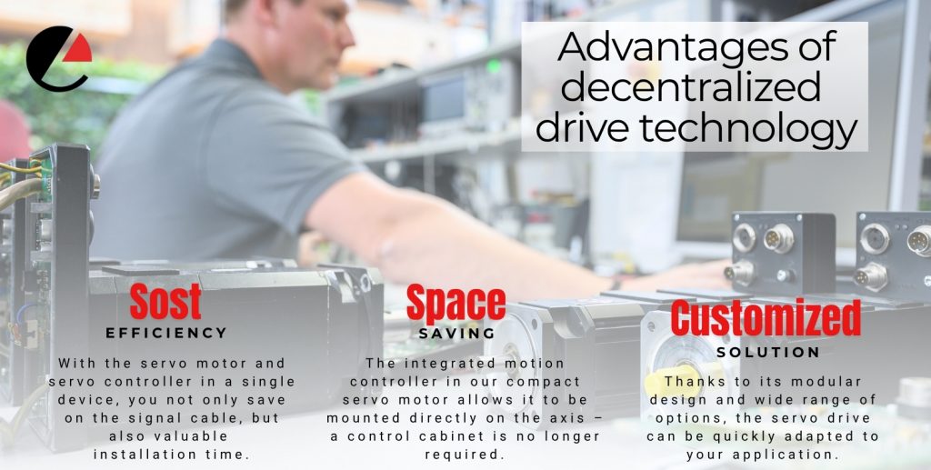 Advantages of decentralized drive technology