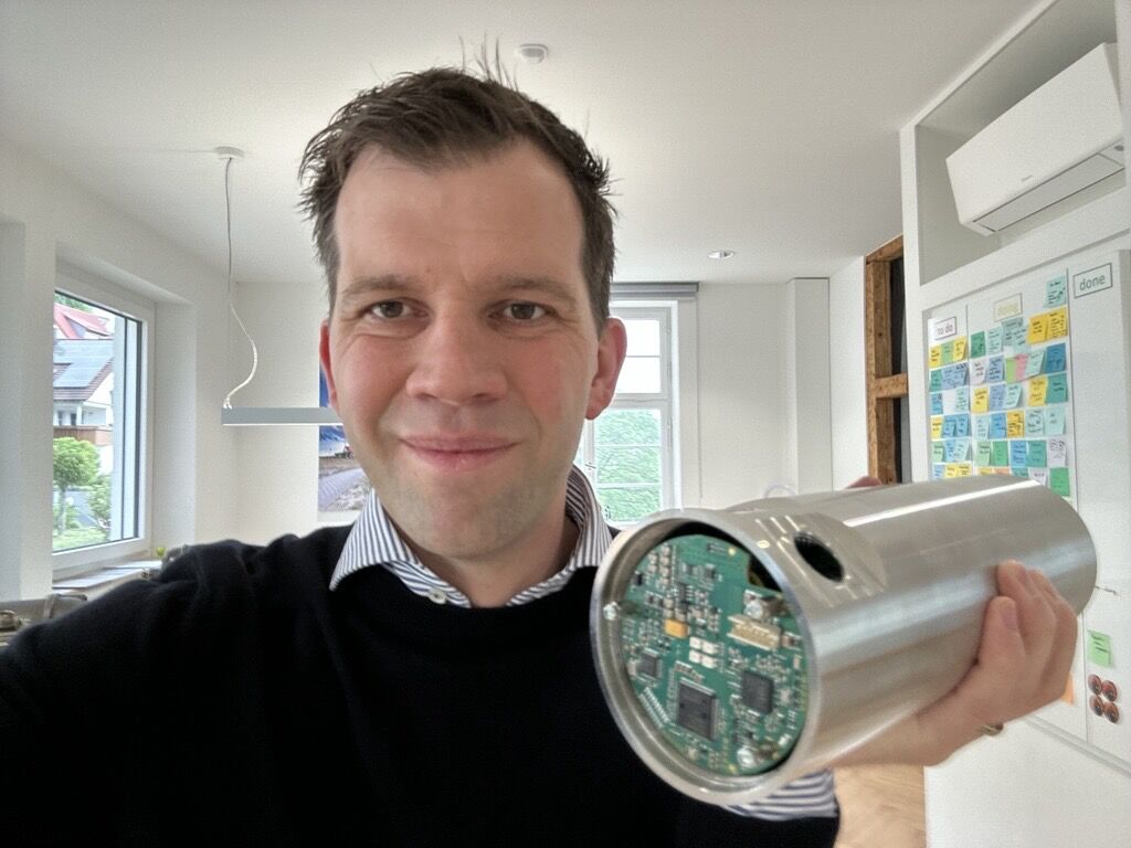 Andreas Vonderschmidt mit esiMot Hygienic